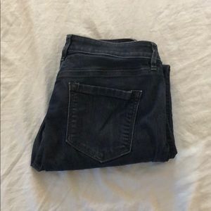 Zipper Ankle Dark Loft Jeans